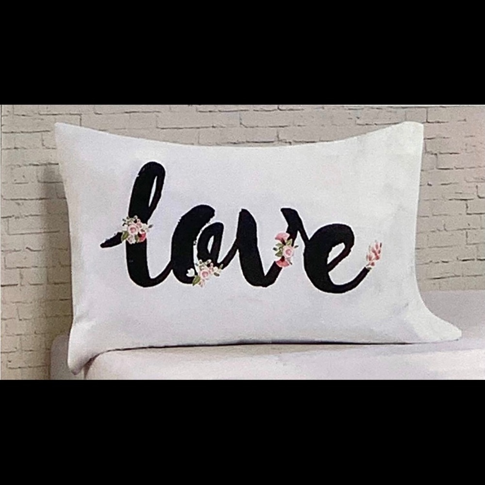 Soft Microfiber Pillowcase Floral Love